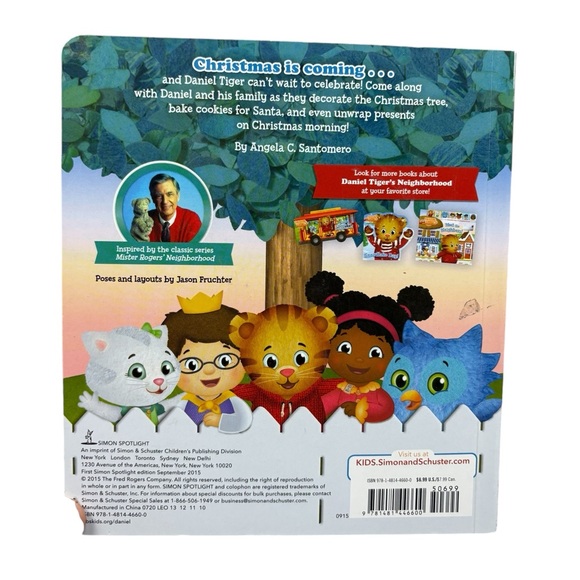 Daniel Tiger’s Neighborhood Merry Christmas Daniel Tiger Board Book - Picture 2 of 13